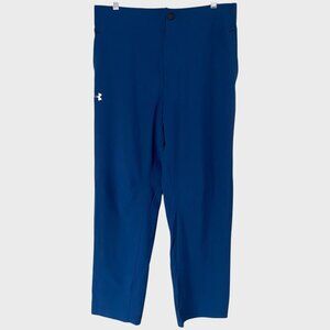 Under Armour Performance Stretch Golf Pants Blue Men's Large Athletic Activewear
